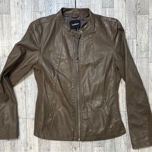 Express faux leather jacket